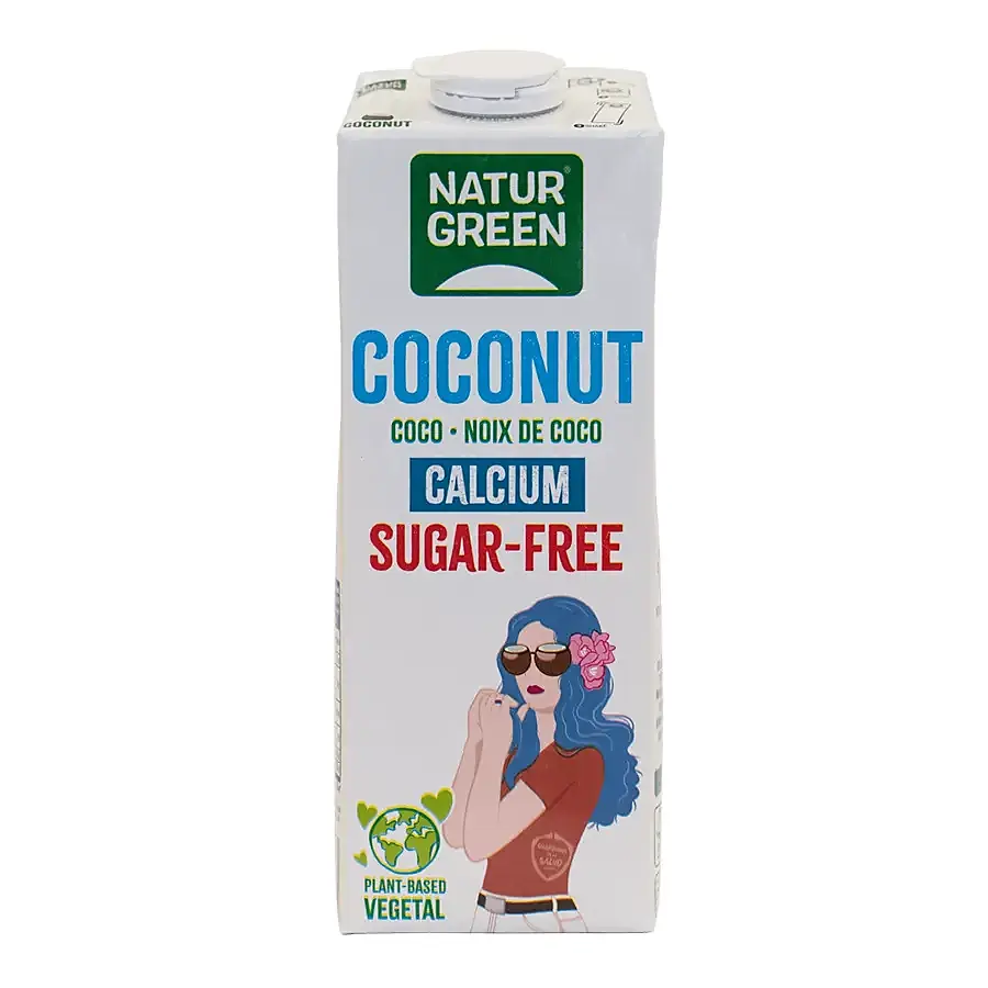 Coco sin azúcar calcio convencional 1 l, Naturgreen