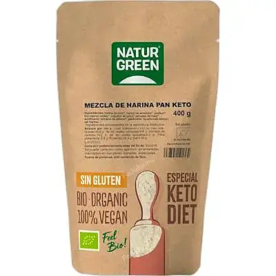 Mezcla pan keto BIO 400 g, Naturgreen