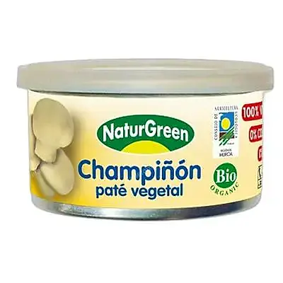 Pate mushroom/champi on BIO 125 g, Naturgreen