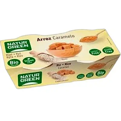 Postre arroz caramelo BIO 2 x 125 g, Naturgreen