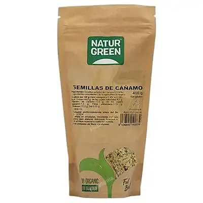 Semilla cañamo s/g naturgreen BIO 400 g, Natur Green