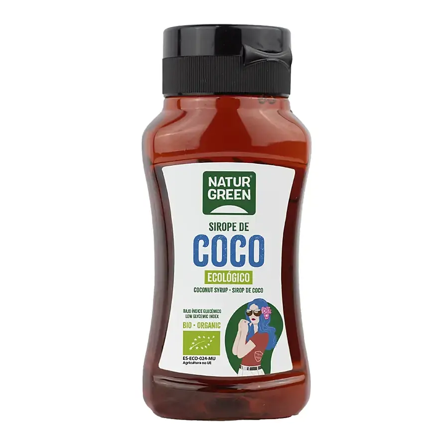 Sirope de coco 258 ml/ 350 g, Naturgreen