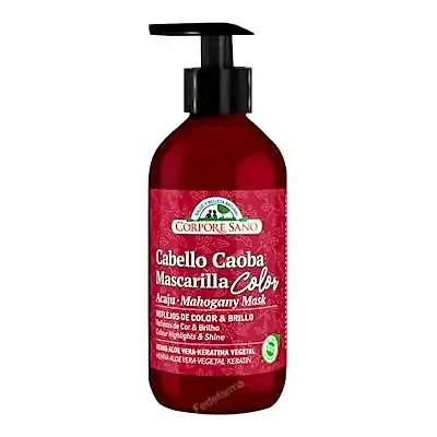 Mascarilla color cabellos caoba 280 ml, Corpore Sano