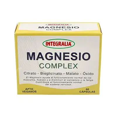 Magnesio complex 60 cápsulas, Integralia