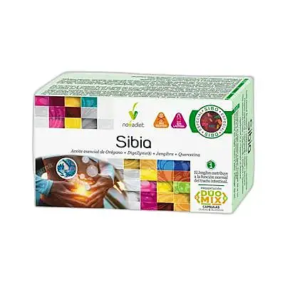 Sibia 15 cápsulas blandas+ duras 15 cápsulas, Novadiet