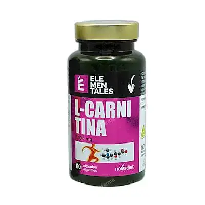 L-carnitina elementales 60 cápsulas, Novadiet