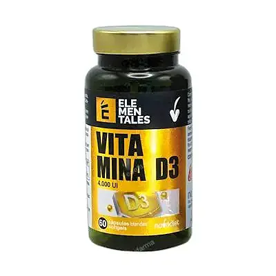 Vitamina d3 60 sofgels elementales, Novadiet