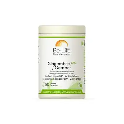 Gingembre 1200 90 cápsulas, Be-Life