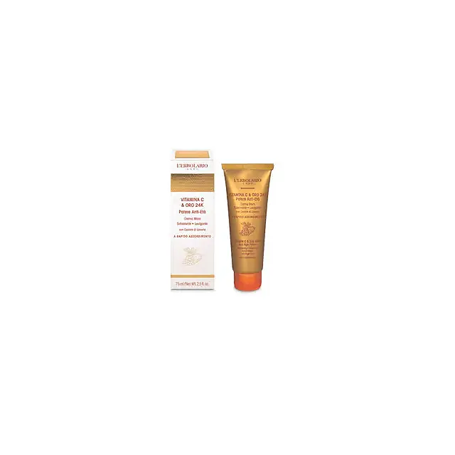 Vitamina C & oro crema manos aclarante 75 ml, L'Erbolario