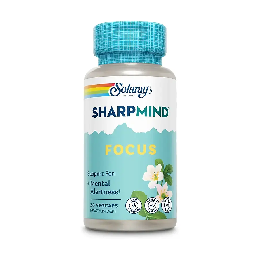 Sharpmind focus 30 cápsulas vegetales, Solaray