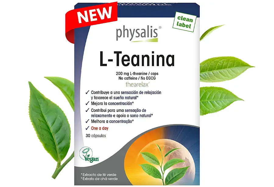 L-teanina 30 cápsulas vegetales, Physalis