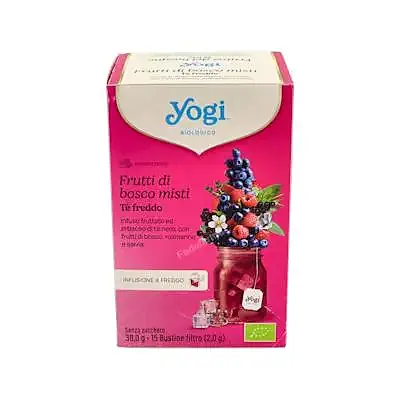 Yogi frutos del bosque té frio BIO 15 infusiones, Yogi Tea