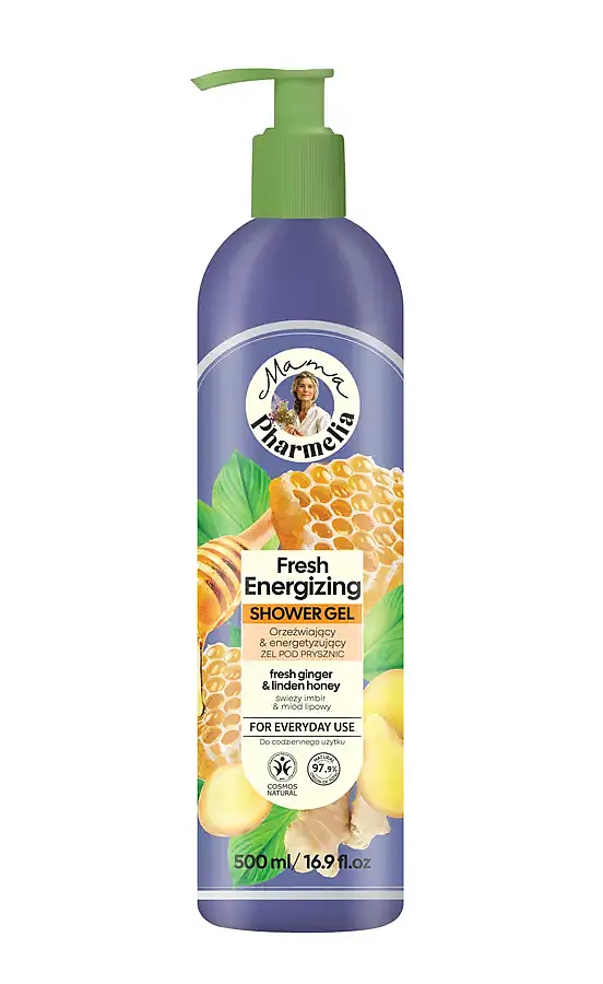 Gel ducha fresco energizante, Mama Pharmelia