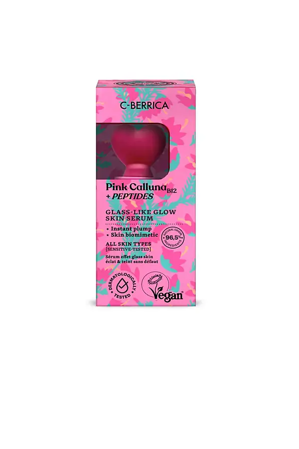 Pink calluna sérum facial iluminador efecto glass skin 30 ml, Natura Siberica