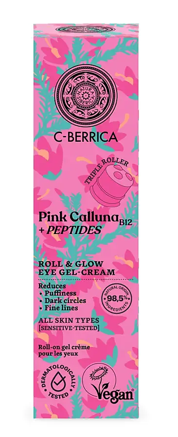 Pink calluna cremigel para el contorno de los ojos roll & glow 20 ml, Natura Siberica