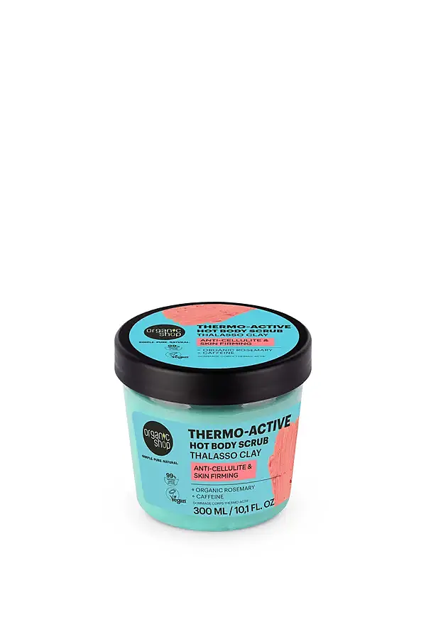 Exfoliante termoactivo arcilla de talaso anticelulitico reafirmante 300 ml, Organic Shop