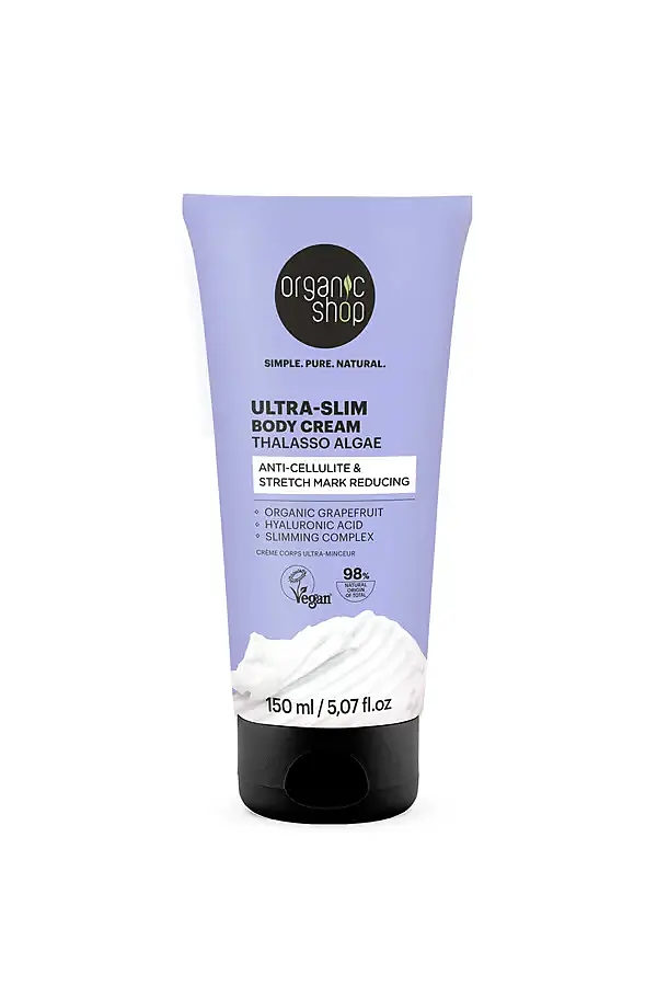 Crema ultra reductora algas talaso anticelulitico y reductor estrias 150 ml, Organic Shop