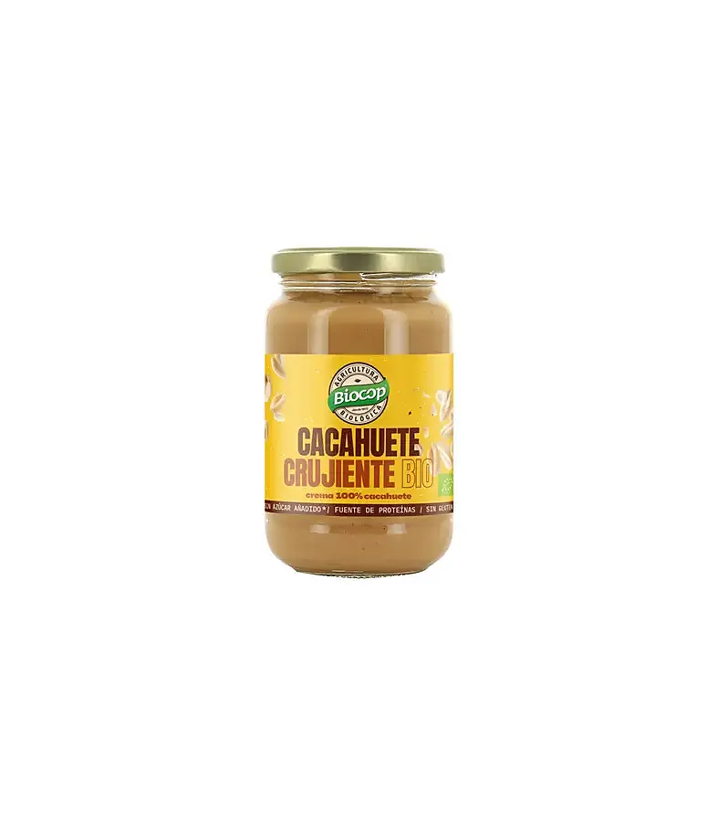 Crema cacahuete crujiente 350 g, Biocop