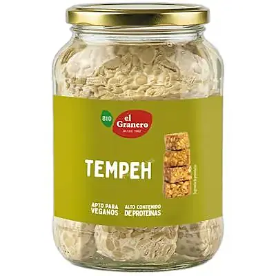 Tempeh en conserva BIO 440 g, El Granero