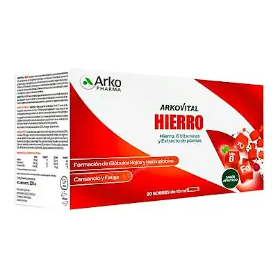 Arkovital hierro 20 sobres, Arkopharma
