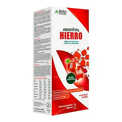 Arkovital hierro 500 ml, Arkopharma