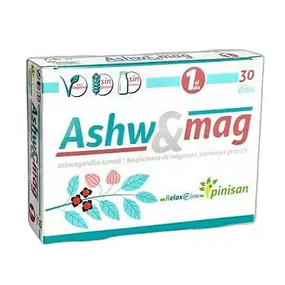 Ashw-mag 870 mg 60 cápsulas, Pinisan