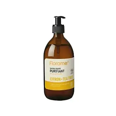 Jabón líquido de limón y árbol de té 500 ml, Florame