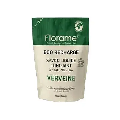 Recarga jabón líquido tradicional de verbena BIO 470 ml, Florame