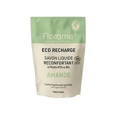 Recarga jabón líquido de almendra BIO 470 ml, Florame