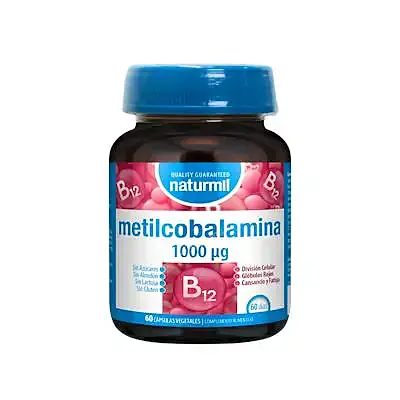 Metilcobalamina b12 1000ug 60 cápsulas, Dietmed