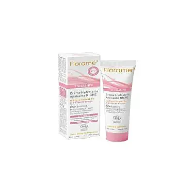 Crema facial hidratación intensa tolerance 50 ml, Florame