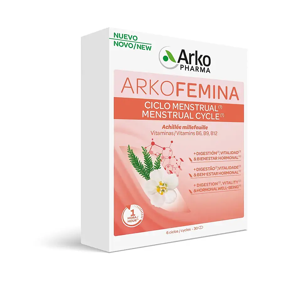 Arkofemina ciclo menstrual 30 compr, Arkopharma
