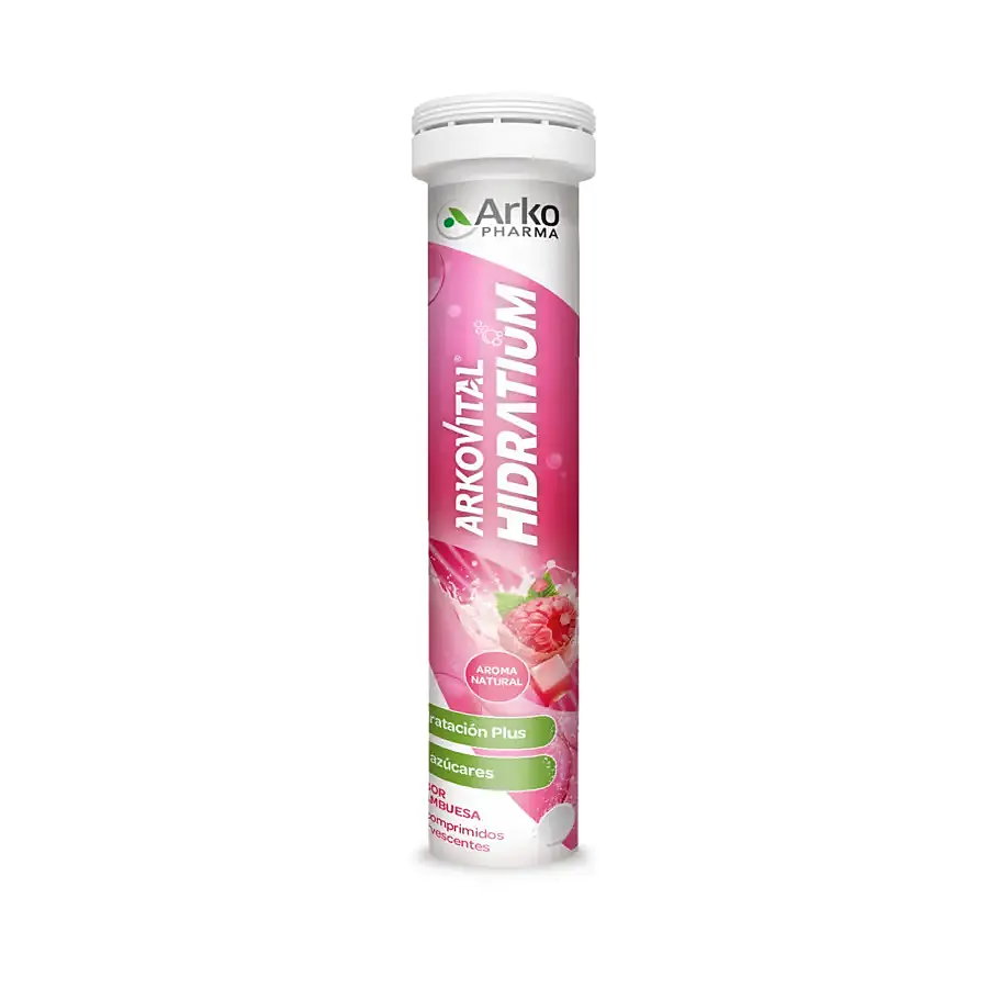 Arkovital hidratium sabor frambuesa 24 comprimidos efervescentes, Arkopharma
