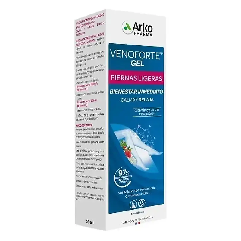Arko venoforte gel piernas ligeras 150 ml, Arkopharma