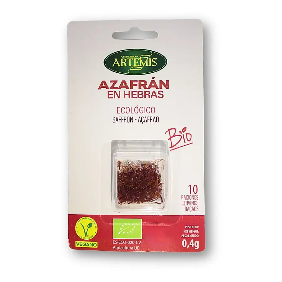 Azafran hebras BIO 0.4 g, Artemis