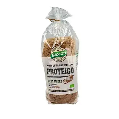 Pan molde trigo espelta int. proteico 400 g, Biocop