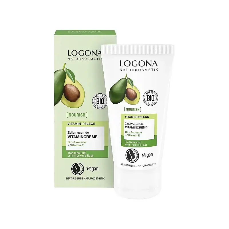 Crema vitaminica regenerante celular aguacate & vitamina e BIO, Logona