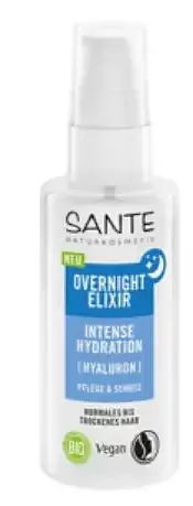 Elixir capilar nocturno hidratación intensa sante, Sante Naturkosmetik