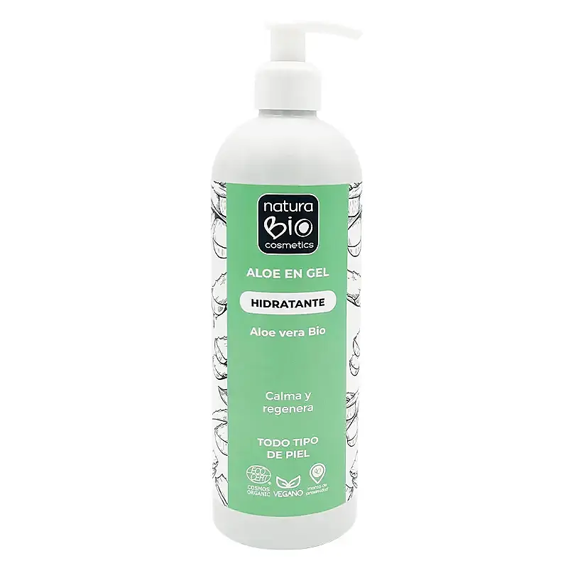 Aloe en gel hidratante aloe vera BIO 500 ml, Naturabio