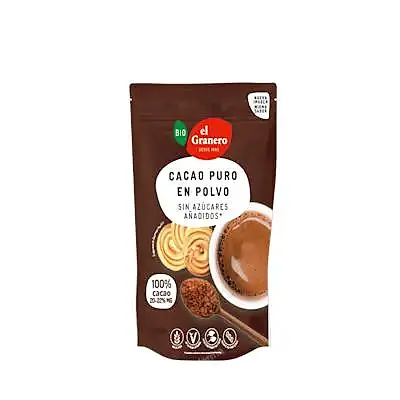 Cacao polvo puro BIO 250 g, El Granero