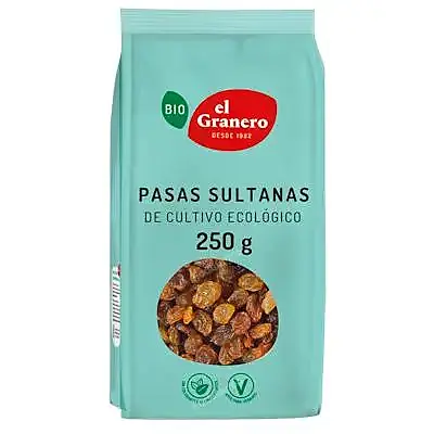 Pasas sultana BIO 250 g, El Granero