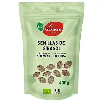 Semillas girasol BIO 450 g, El Granero