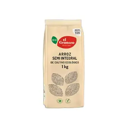 Arroz semi integral BIO 1 kg, El Granero