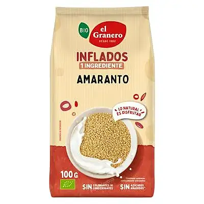 Amaranto hinchado granero BIO 100 g, El Granero