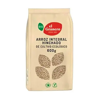 Arroz hinchado integral BIO 600 g, El Granero