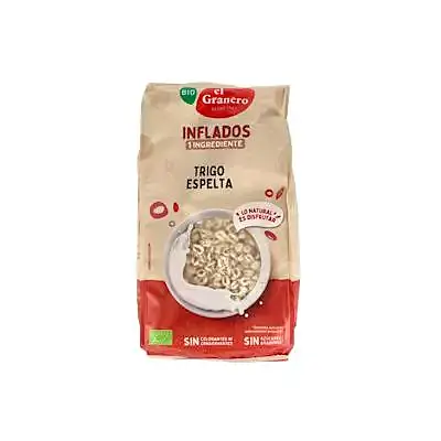 Trigo espelta hinchado BIO 200 g, El Granero