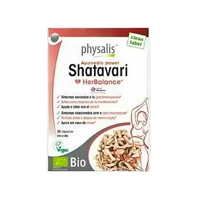 Shatavari 30 comprimidos, Physalis