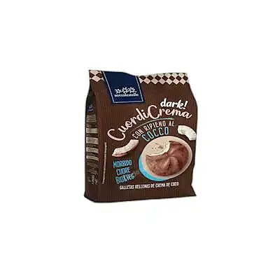 Galleta rellena choco negro coco sotto 200 g, Sottolestelle