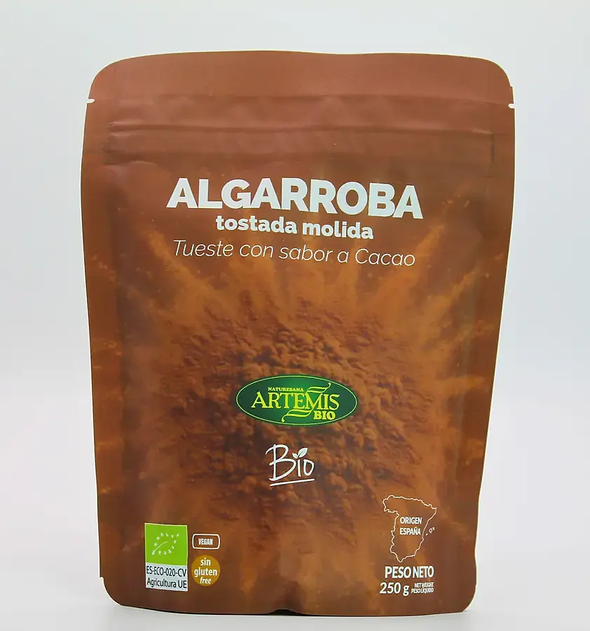 Algarroba tostada molida BIO 250 g, Artemis