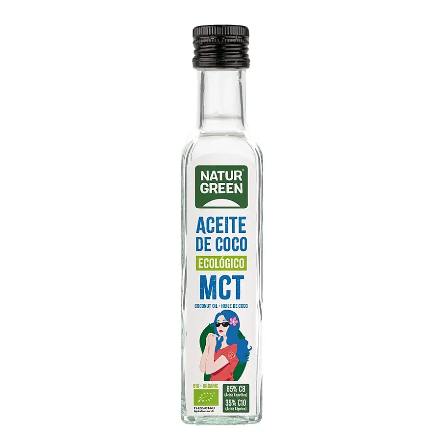 Aceite de coco mct BIO 250 ml, Naturgreen